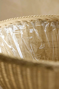 Pot de fleurs vintage en rotin tressé, panier de rangement décoratif, organisateur de maison, panier à plantes en osier, pot de fleurs décoratif d'intérieur - Product Image 4