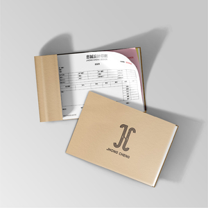 Custom 2 Ply Half Letter Loose Sheets Carbonless Receipt Books Gold Stamp <b>Printing</b> Hard Board Novel for <b>Office</b> Business Forms - Product Image 1