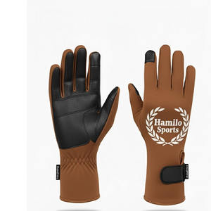 Gants en cuir de haute qualité pour hijab, confortables, en tissu flexible, compatibles avec les écrans tactiles, caractéristiques thermiques pour les femmes musulmanes - Product Image 1