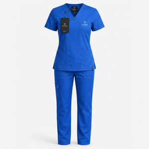 Conjuntos de Uniformes Médicos Cómodos Unisex de Manga Corta, Servicio OEM, Producto de Tendencia, MOQ Bajo, Color y Diseño Personalizables - Product Image 1