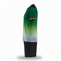 Maillot de football personnalisé 2026-2027 en polyester respirant, anti-bactérien, à manches courtes, séchage rapide, pour équipes et clubs, unisexe