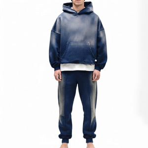 Survêtements pour hommes de qualité supérieure, nouveau style, couleur personnalisée, effet délavé, fournisseur direct d'usine, survêtements pour hommes pour les activités de plein air - Product Image 1