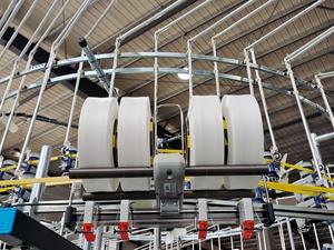 Máquina de tejer Circular, doble Jersey acanalado, 30Dia, 18G, 54F o 60F con l ycra 50% - Product Image 4