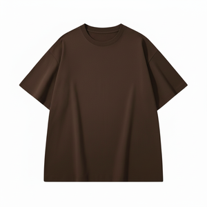T-shirt 100% coton lavé pour homme, coupe oversize, effet délavé vintage, personnalisable avec logo, streetwear, vêtement d'été - Product Image 1