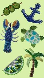 Broche perlée de luxe, accessoire élégant pour robes et foulards à prix avantageux - Product Image 3