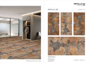 Carreaux de porcelaine Architect Choice, surface métallique, 60x120cm, 600x1200mm, format 24x48, pour murs et sols intérieurs élégants - Product Image 4