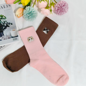 Suéter Casual de Algodón Ecológico con Diseño de Cara de Animal Bordado, Tejido Suave, Venta al por Mayor, Regalos Personalizados para Hombres y Mujeres, Uso Diario - Product Image 2