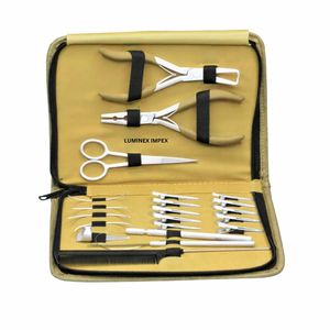 Kit de Herramientas Profesionales para Extensiones de Cabello: Alicates, Aguja de Gancho, Hilo, Clip para Separar el Cabello - Product Image 1