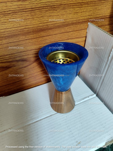 Soporte Bakhoor de madera y resina hecho a mano con lujoso acabado brillante, fragancia árabe Oud, decoración de interiores para regalos de Ramadán - Product Image 6