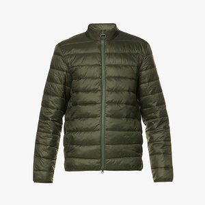Wholesale Price Custom Logo Print Stand Collar Patchwork <b>Quilted</b> Puffer Jacket for Unisex Light Weight <b>Winter</b> Jacket - Product Image 2