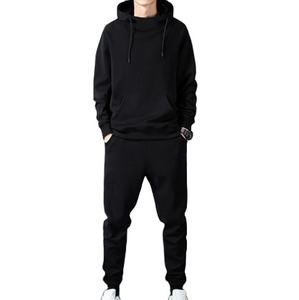 Conjunto Deportivo Vintage para Hombre, Novedad 2026, para Correr, Fitness y Ocio, Pantalones Deportivos con Capucha para Invierno, Ropa Deportiva, 100% Algodón - Product Image 3