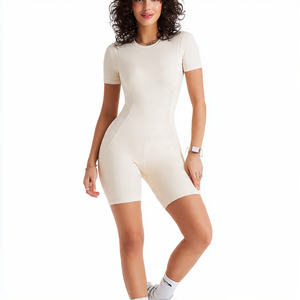 Combinaison de sport pour femme, tenue de yoga, combinaison d'entraînement respirante, à compression élevée, effet ventre plat, pour le quotidien - Product Image 4