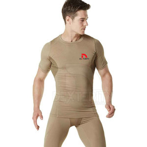 Camiseta Deportiva para Hombre, Transpirable, Ecológica, de Alta Calidad, con Logotipo Impreso, Cómoda, de Secado Rápido, de Manga Corta, en Spandex/Poliéster - Product Image 2