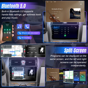 Không thấm nước 12V Stereo âm thanh xe hơi không thấm nước autoradio với FM Aux trong <span class=keywords><strong>USB</strong></span> Wifi cho xe Android Player cho Toyota Corolla - Product Image 3