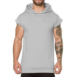 Sudadera sin mangas Elite para hombre, para gimnasio, entrenamiento, tela suave, transpirable, ajuste atlético, ropa deportiva - Product Image 4