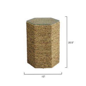 Mesita de noche o mesa auxiliar de cristal para sala de estar como mesa auxiliar o mesita de noche - Product Image 4