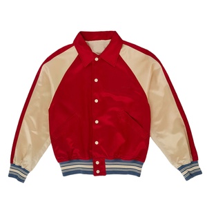 Gran oferta, chaqueta de invierno de satén universitario de alta calidad, nueva llegada, chaqueta universitaria de satén con bloque de Color de béisbol personalizada para hombre - Product Image 6