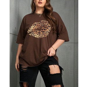 Camiseta de Verano para Mujer, Tallas Grandes, Nueva Colección, Estilo Casual, Manga Corta, 100% Algodón Transpirable, Proveedor BD - Product Image 4