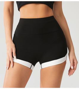 กางเกงขาสั้นออกกำลังกายเอวสูงสำหรับผู้หญิง ยกกระชับสะโพก ควบคุมหน้าท้อง ยืดหยุ่นได้ เหมาะสำหรับฟิตเนส ยิม และการฝึกซ้อม - Product Image 6