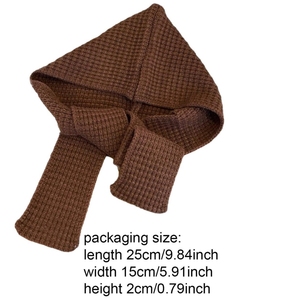 Bufanda de otoño integrada al por mayor para mujer |   Abrigos Térmicos con Capucha para Exteriores de Marca Privada que Aprovechan la Tendencia Cozy Core - Product Image 3