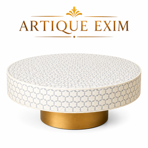 Modern Bone Inlay <b>Console</b> <b>Table</b> Entryway Living Room Accent <b>Table</b> With Drawers Gold <b>Metal</b> Legs - Product Image 5