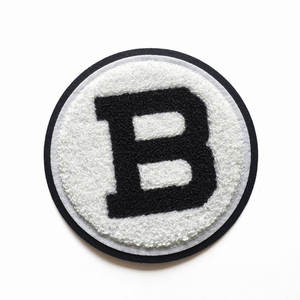 Bulk Supply Personalized Embroidered Patch Custom Logo Iron on Woven Fabric <b>Badge</b> Heart Shape for Garment Gifts Shoes Decoration - Product Image 1
