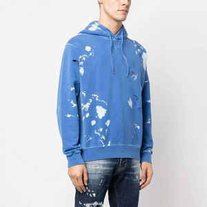 Nouveau design, sweat à capuche pour homme à manches longues, effet usé, personnalisable, coton de haute qualité, séchage rapide - Product Image 4