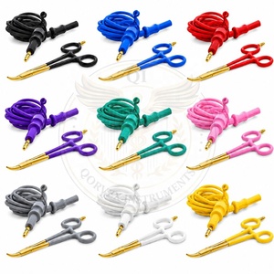Pinzas de Bloqueo Hemostáticas Multicolores con Base Dorada, Herramienta de Soldadura de Joyería Permanente de Alta Calidad, 5 Pulgadas / Personalizable - Product Image 6