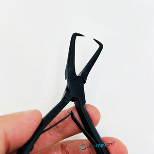 Wholesale Best-Selling Black Matte Surgical Grade Stainless Steel Reusable Professional <b>Micro</b> Beads Opener Hair <b>Extension</b> Tool - Product Image 6