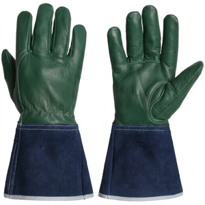 Guantes de Soldadura TIG de Piel de Cabra XL, Último Modelo, Resistentes al Calor, Impermeables, Ignífugos, Anticorte, Antideslizantes, Flexibles, para Trabajo Pesado - Product Image 6