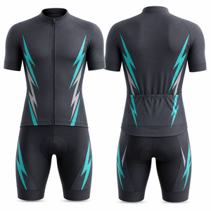 Nouvelle tenue de cyclisme personnalisée avec logo pour hommes, vente en gros, vêtements de sport à marque privée, salopettes de cyclisme à prix avantageux - Product Image 6