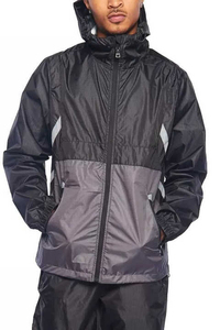 Conjunto Deportivo Cortavientos de Nailon Ecológico, Impermeable, Transpirable, de Secado Rápido, Ligero, Unisex, Color Sólido, Informal, de Alta Calidad - Product Image 3