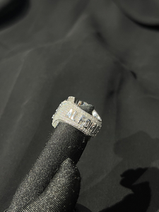 Custom Photo Ring Iced Out Moissanite Diamond Style Hip Hop Bling Silver <b>Memory</b> Portrait Picture Ring Personalized <b>Gift</b> - Product Image 3