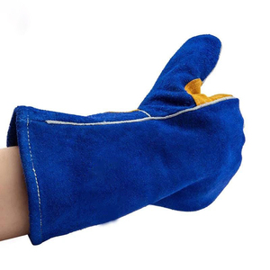 ถุงมือเชื่อมหนังแบบกำหนดเอง ทนความร้อนสูง กันกลิ่น ป้องกันเปลวไฟ สำหรับงานอุตสาหกรรมและงานทั่วไป - Product Image 6