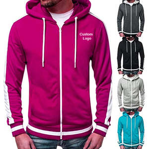 ASTURBAN WEAR Vente en gros usine Hiver Design personnalisé Solide Coupe-vent Chaud Respirant Léger 100% Coton Polaire à Capuche - Product Image 5