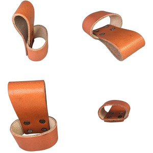 Porte-marteau en cuir véritable avec passant de ceinture, construction robuste, accessoire pour outils de menuisier, couvre-chapeau et technicien en bâtiment, à prix abordable - Product Image 6