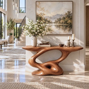 Luxali Handmade Console <b>Table</b> Manufacturer Solid Wood Console Furniture Rustic Console <b>Table</b> Custom Farmhouse Console <b>Table</b> - Product Image 6