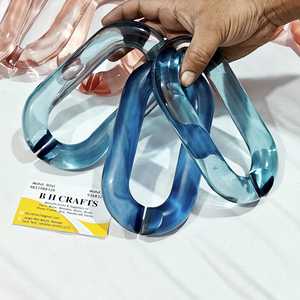 งานศิลปะเรซิ่นอีพ็อกซี่แบบกำหนดเอง รูปทรงโซ่แขวนผนังอเนกประสงค์ สำหรับงาน DIY ตกแต่งห้องแบบส่วนตัว ฉากกั้นห้องรูปนางฟ้า - Product Image 1