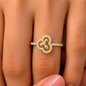 แหวนเพชรทรงกลมแบบกลุ่มดอกไม้ เพชรเลี้ยงในห้องปฏิบัติการ DEF VVS ทองคำ 14K 18K สีเหลือง แหวนแต่งงานสำหรับเจ้าสาว เครื่องประดับชั้นดี ขายส่ง - Product Image 2