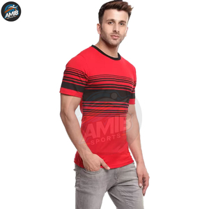 T-shirts pour hommes décontractés de haute qualité 100% - Meilleures ventes à prix abordable - Produit en promotion - T-shirts légers à col contrastant pour hommes - Product Image 5