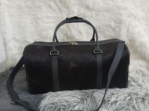 Bolsa de Viaje de Cuero Genuino, Estilo Vintage, Hecha a Mano, con Cierre, Gran Capacidad, LHDB-0053 - Product Image 5