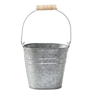 Seau en fer galvanisé argenté personnalisé en usine avec poignée, seau en acier galvanisé de haute qualité à prix compétitif - Product Image 1