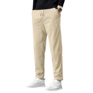 <b>Men's</b> Comfortable <b>Corduroy</b> Pants | Relaxed Fit Stretch Waist <b>Trousers</b> for Everyday Wear - Product Image 1