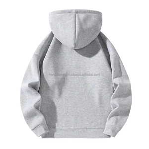 เสื้อพูลโอเวอร์ลำลองแขนยาวคอซิป 1/4 แบบสั่งทำพิเศษ ดีไซน์เองได้ สไตล์ไฮสตรีท สำหรับผู้ชาย ปี 2025 ตกแต่งลายปัก ไหล่ตก - Product Image 6