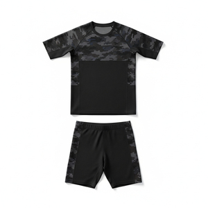 Wholesale Tight <b>Compression</b> Uniform Elastic Base Layer Set Quick Dry Functional Fabric <b>Mens</b> Fitness Gym Workout Wear - Product Image 1
