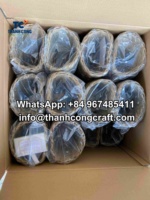 Vente en gros : Maison pour animaux en herbe de Cogong tressée, certifiée SMETA, écologique, de la marque Thanh Cong Craft, jouet à mâcher pour petits animaux (lapins)