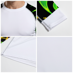 Custom Logo Rash Guard Athletic <b>Compression</b> Top Moisture Wicking Manufacturer - Product Image 6