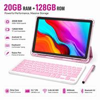 Tablette Android 16 OEM 10 pouces avec 20 Go de RAM, 128 Go de ROM, clavier et stylet pour l'éducation et les affaires