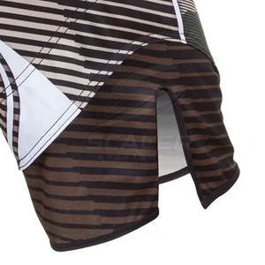 Shorts MMA de haute qualité en Spandex/Polyester avec logo frontal, respirants et à séchage rapide pour les entraînements et les séances de pratique en salle de sport pour hommes - Product Image 6