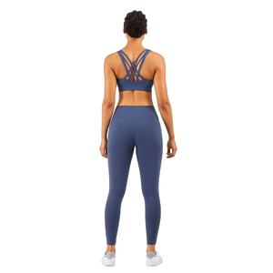 Ensemble de yoga 2 pièces sans couture pour femmes, taille mi-haute, pour l'entraînement, la salle de sport, le fitness, en éco-responsable, en spandex et polyester, ensemble de yoga personnalisé - Product Image 6